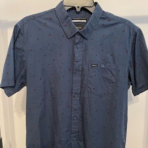RVCA Short Sleeve Print Woven Shirt